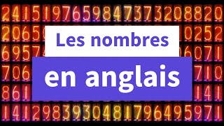 Les nombres en anglais en 5 minutes   Niveaux A1 A2  B1 [upl. by Kela]