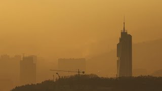 Macedonia del Nord lo smog travolge Skopje il governo prende provvedimenti [upl. by Reerg]