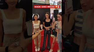 Magic Goes Wrong 😳  shorts magic magician [upl. by Trinl314]