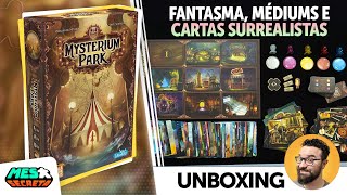 Mysterium Park  Detalhes dos Componentes  Unboxing [upl. by Ymmas]