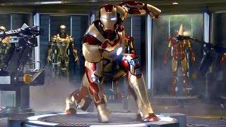 Tony Stark Creating New Element Scene  IronMan 2 2010 Movie CLIP HD [upl. by Siffre]