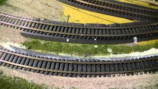 Ballasting Woodland Scenics Foam Track Bed [upl. by Ralyat963]