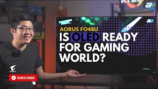 GIGABYTE AORUS FO48U Monitor Review [upl. by Dosh]