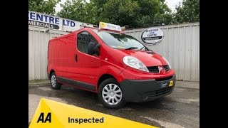 Renault Trafic 20 SL27 DCI SR PV Extra 115 BHP Red 2014 [upl. by Ethe]