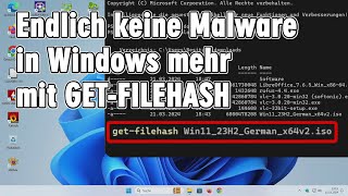 Windows sicherer machen  Downloads einfach mit HASHWerten prüfen [upl. by Linoel742]