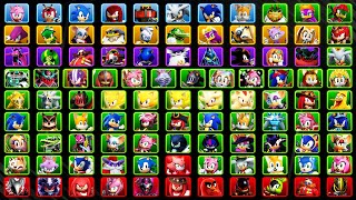 Sonic Forces Speed Battle All 100 Characters Gameplay [upl. by Gnil71]