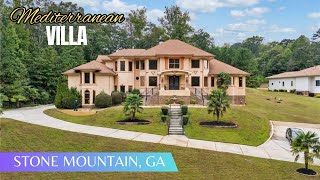 15000 SQFT Luxury Multigenerational Villa on 2 Acres wLuxury Movie Theater FOR SALE Near Atlanta [upl. by Alayne]