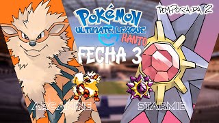 STARMIE vs ARCANINE La Estrella contra el Sabuezo [upl. by Uhp]