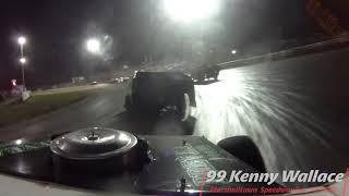 99 Kenny Wallace InCar Video From Marshalltown Speedway World Nationals [upl. by Enohpesrep]