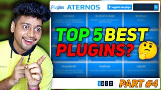 Top 5 Best Aternos Plugins For 121 in Hindi  Best Plugins For SMP [upl. by Pacorro]