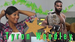 Clueless New MMA Fan Reacts to Tyron Woodley Highlights [upl. by Matthaus952]