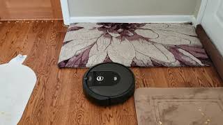 Roomba s9 vs i7 head to head Bathroom Rug  edge cleaning Test [upl. by Ardnuasal]