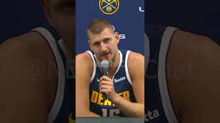 Nikola Jokic on playing with Russell Westbrook [upl. by Ahsetan]