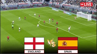 🔴LIVE  ENGLAND vs SPAIN I UEFA EURO 2024 FINAL MATCH I MATCH STREAMING I eFOOTBALL PES 21 GAMEPLAY [upl. by Alviani223]