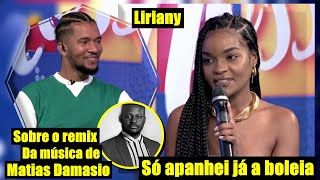 Liriany esclarece a versão da música Magui de Matias Damásio “Apanhei Boleia” [upl. by Aliekahs929]