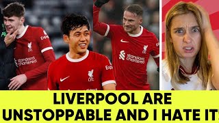 They Win Again😭 Endo x Mac Allister Incredible Harvey Elliott Wow Liverpool 41 Luton Reaction [upl. by Nageem]