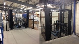 Pit Installed Goods Lift Hydraulic Mezzanine Goods Lifts [upl. by Ihp]