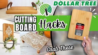 5 Brilliant DOLLAR TREE DIYS Using Bamboo Cutting Boards [upl. by Liuqnoj755]