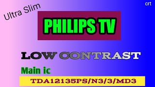 PhilipstvLowcontrastHow to repair philips tv low contrast problem [upl. by Divod]