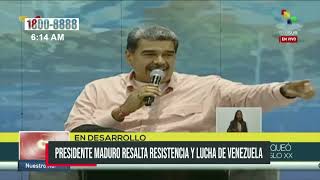 El Presidente de Venezuela Nicolás Maduro dirige encuentro con acompañantes internacionales [upl. by Eibmab287]