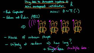 Using bees to demonstrate the importance of overdispersed Markov chains in MCMC [upl. by Jonati]