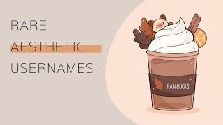 RARE AESTHETIC USERNAMES  with lanya  part 17 [upl. by Yadsendew]