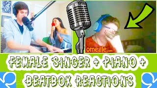 HE ACTUALLY CRIED  Singer  PianoBeatbox Omegle Reactions [upl. by Daly]