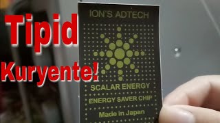 Scalar Energy Saver Sticker  Demo Kung Paano Ilagay [upl. by Onaimad]