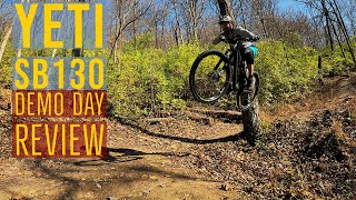 2021 YETI SB130 Demo Day POV Trail Review [upl. by Akehs378]