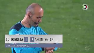 Resumo Tondela 12 Sporting Liga 23ªJ [upl. by Aikyt162]