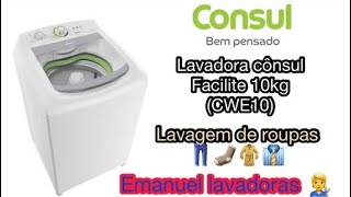 Lavadora Consul facilite 10kg CWE10 [upl. by Ilil]