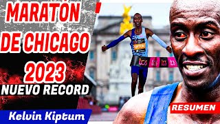 NUEVO RECORD MUNDIAL KELVIN KIPTUM IMPARABLE Resumen maratón de CHICAGO 2023 [upl. by Dorsman]