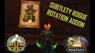 Subtlety Rogue Rotation Addon 110 updated [upl. by Piero]