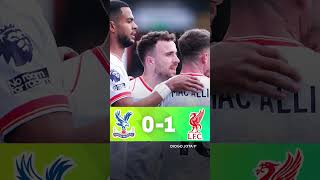 Diogo jota Saves the day  Crystal Palace vs Liverpool  Premier league match Highlights  01 fpl [upl. by Nagah]