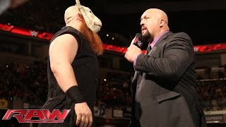 Big Show explains his Team Cena betrayal Raw November 24 2014 [upl. by Trah]