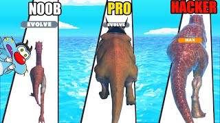 NOOB vs PRO vs HACKER  In Dino Run 3D  With Oggy And Jack  Rock Indian Gamer [upl. by Schiffman692]