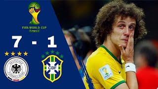 Extended Highlights BRAZIL 1  7 GERMANY  2014 World Cup Semi Final HD BBC [upl. by Drofxer]