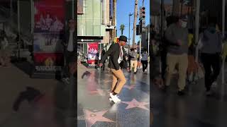 Billie Jean on Hollywood blvd 😳🌟  Aubrey Fisher Solo [upl. by Nauh]