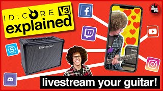 How to Livestream your guitar directly from your amp  Blackstar ID Core V3 Guide pt3 [upl. by Kired]