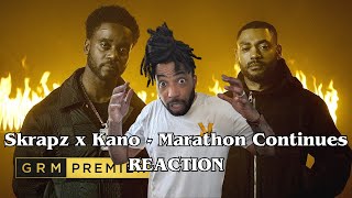 SKRAPZ X KANO  MARATHON CONTINUES Official Music Video REACTION [upl. by Andreana496]