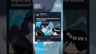 Mighty Guy vs Kisame 🌪️⚡naruto mighty guy kisame anime [upl. by Erinna]