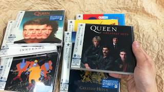 Unboxing Queen 9 Reissues in HiRes CD Format [upl. by Yuh43]