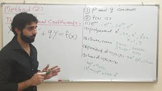 Chapter 3 Method 2  The Undetermined Coefficients  Part 1 شرح مفصل [upl. by Melosa159]