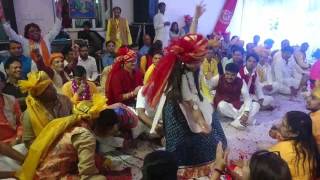 Kanhiya Bhaiya amp Raju Bhaiya at Sanwariya Dharamshala  Khatu  Phalgun Ekadashi 2017 [upl. by Bronez]