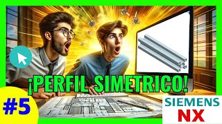 😱 ► 5 Aprende a ✅ Crear Simetría en SIEMENS NX 12 Tutorial Completo en Español [upl. by Ecinahc]