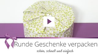 Geschenke Runde Geschenke verpacken  DANATO [upl. by Christoffer]