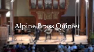 Alpine Brass Quintet  live concert 4721 [upl. by Jenica]