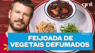 Feijoada vegana com cenoura batata doce alho e cebola defumados  Rodrigo Hilbert  Bem Juntinhos [upl. by Sivad]