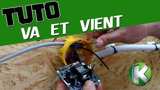 Tuto  Comment raccorder un interrupteur va et vient 💡 [upl. by Nilla128]