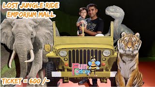 The Lost Jungle Ride With Dinosaurs In Emporium Mall Lahore Vlog [upl. by Okiek]